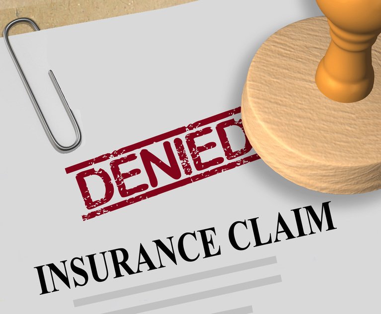 3D illustration of DENIED stamp title on insurance claim document. Credit: Alon Harel/Adobe Stock