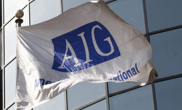 AIG insurance corporate flag