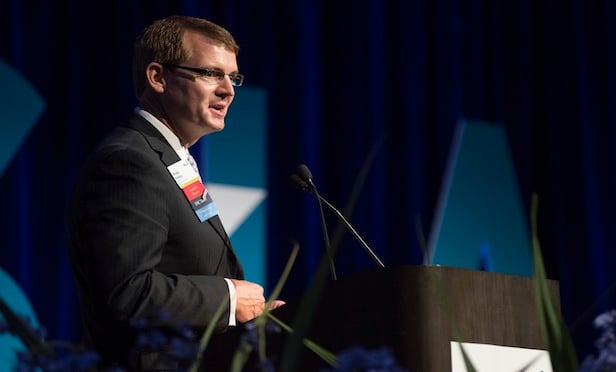 WSIA Executive Director Brady Kelley, during the organization's 2018 Underwriting & Leadership Summit in Phoenix in April.