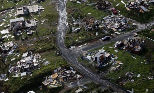 Hurricane Maria damage in Puerto Rico