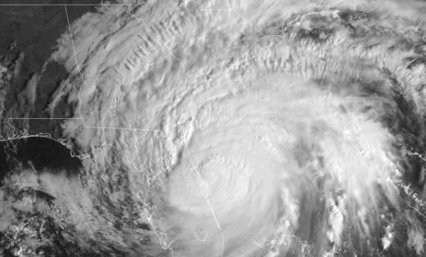 Hurricane Matthew satellite image