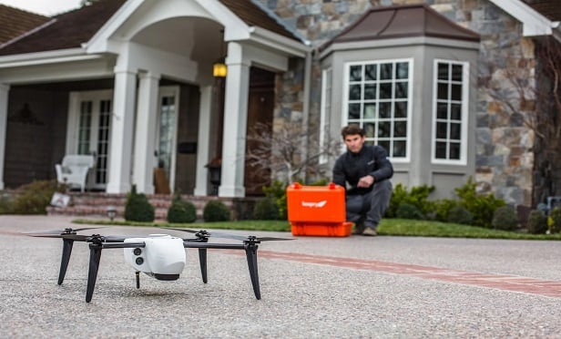 Drone technology has been on the radar of the insurance industry for a few years, as a new solution for evaluating damage and managing roof claims. (Photo: Kespry)