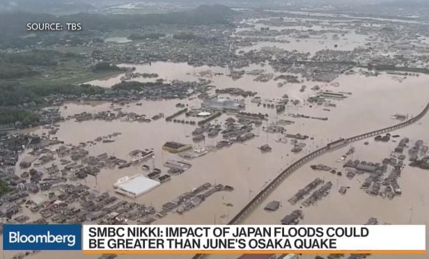 Flooding in Japan