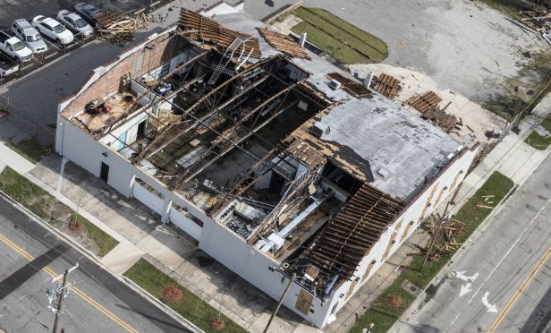 Hurricane Florence damage building