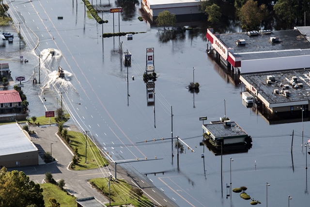 Businesses flooded by Hurricane Florence