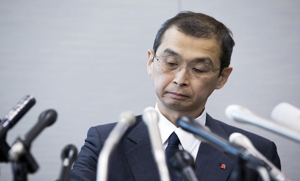 Shigehisa Takada, chairman and chief executive officer of Takata Corp., attends a news conference in Tokyo, Japan, on Monday, June 26, 2017. Takata filed for bankruptcy protection in the biggest corporate failure in postwar Japanese manufacturing, after liabilities from millions of recalled air bags became too much for the firm to bear. (Tomohiro Ohsumi/Bloomberg)