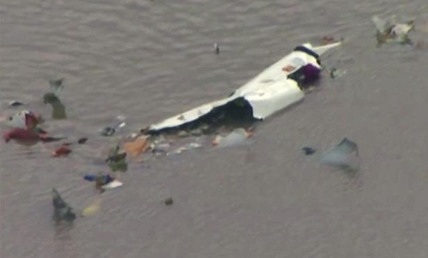 cargo plane crash debris
