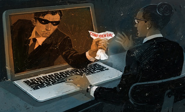 Cyber risks are perpetually evolving. (ALM Media archives illustration by Anthony Freda)