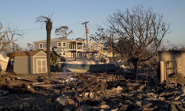 Entire neighborhoods in were demolished by powerful winds after Hurricane Michael hit Mexico Beach, Florida, U.S., on Thursday, Oct. 11, 2018. The storm made landfall Wednesday in the Florida Panhandle, where most of the damage occurred. The storm brought winds of 155 miles (249 kilometers) per hour, the fourth-strongest hurricane ever to reach the U.S. mainland. (Photo: Zack Wittman/Bloomberg)