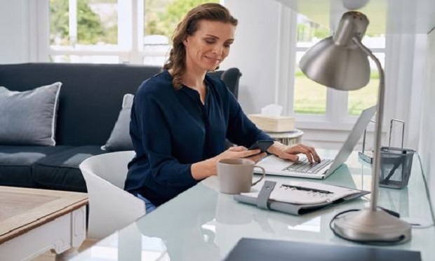 While working from home, agents and brokers can check with clients to help eliminate their life insurance coverage gaps. (Photo: Daxiao Productions/Shutterstock)