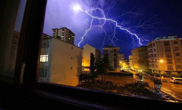 Electrically powered equipment is prone to lightning damage if a surge enters the electrical system. Lightning can travel from the utility power line to the electrical panel and through the home's wiring to the outlets. Anything plugged into or connected to these components could sustain damage. (Credit- Gurzoglu/Shutterstock)