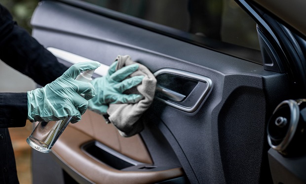 During the pandemic, many insurers are paying repair shops to disinfect and clean a vehicle for contamination before it is returned to the customer. (Photo: Shutterstock)
