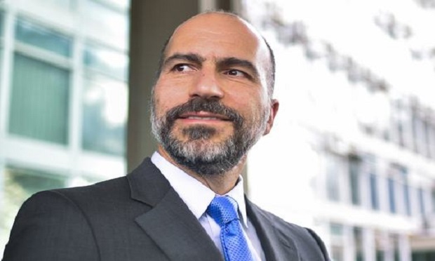 Uber CEO Dara Khosrowshahi' suggests that companies like his be required to pay for benefit funds for gig workers to use as they choose. (Photo: Mateus Bonomi/AP)