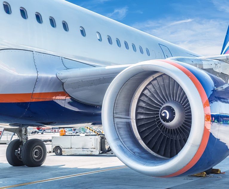 Boeing 737 on the tarmac