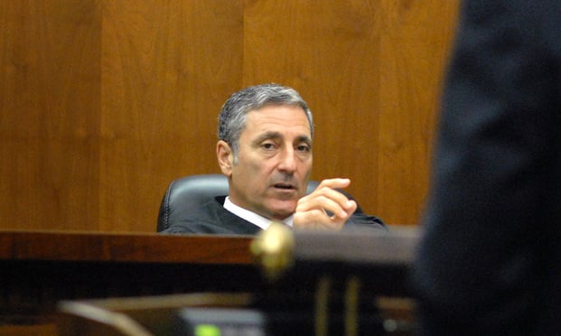 Judge Dorian K. Damoorgian. Photo: Melain Bell/ALM.