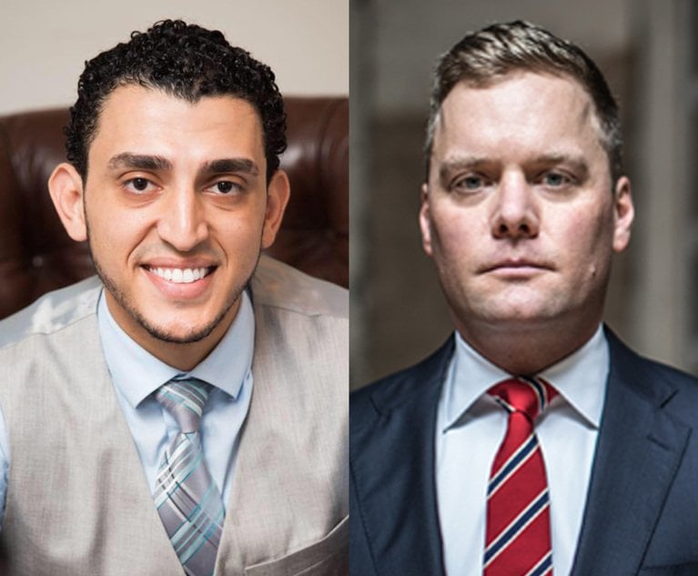 Ibrahim J. Awad,left, of The Awad Law Firm, and J. Tyler Schermerhorn,right, of The Schermerhorn Firm. Courtesy photos
