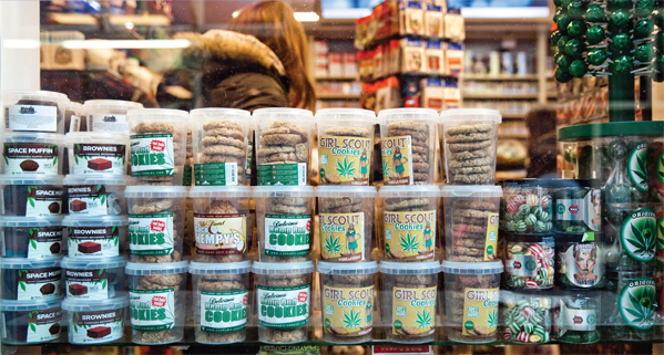 Shops are popping up in state where cannibus is legal.