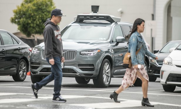 Uber self-driving car