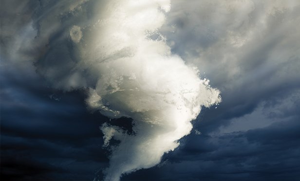 Tornado clouds