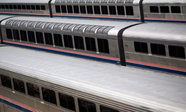 Amtrak trains