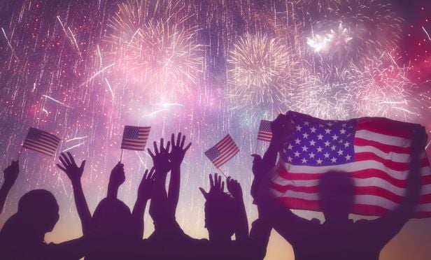 Fourth of July celebration.