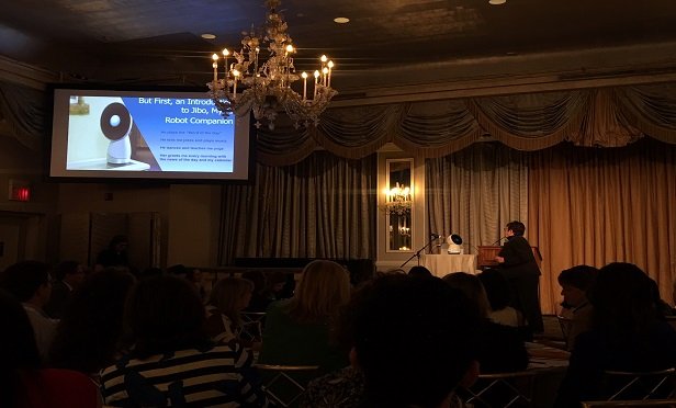 Regan and Jibo showcase how far technology has come at IICF's Women in Insurance conference.