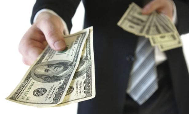 Paying money