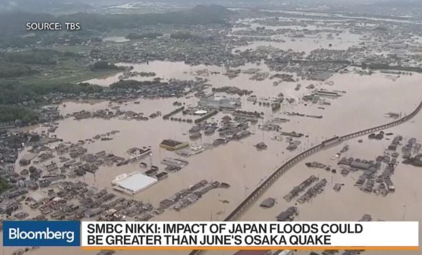 Flooding in Japan