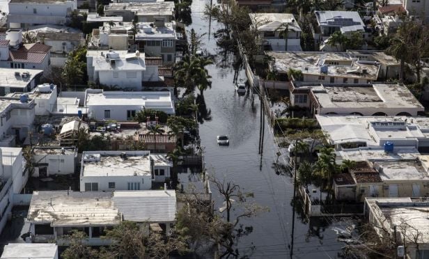 Puerto Rico flooding after Hurricane Maria.