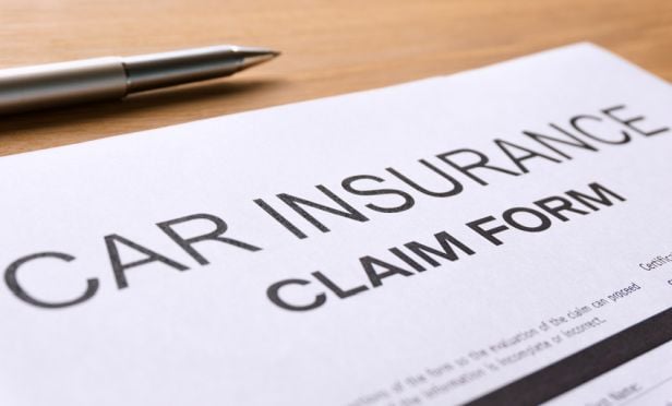 Car insurance claim form