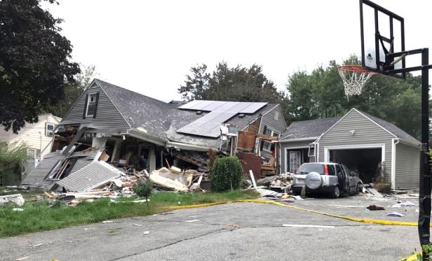 home destroyed after gas explosion