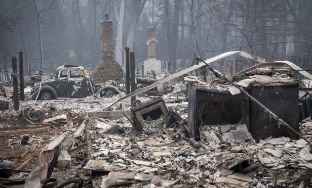 wildfire damage