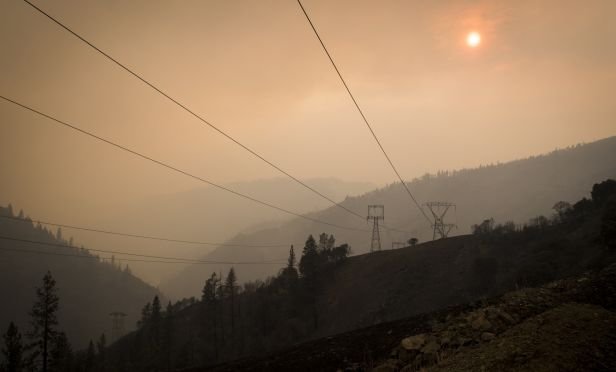 Smoky air