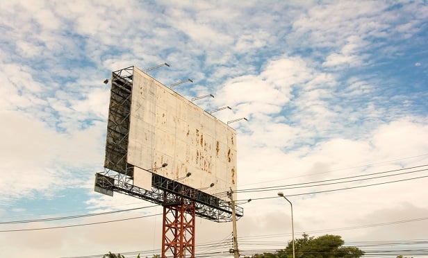 Broken signs.