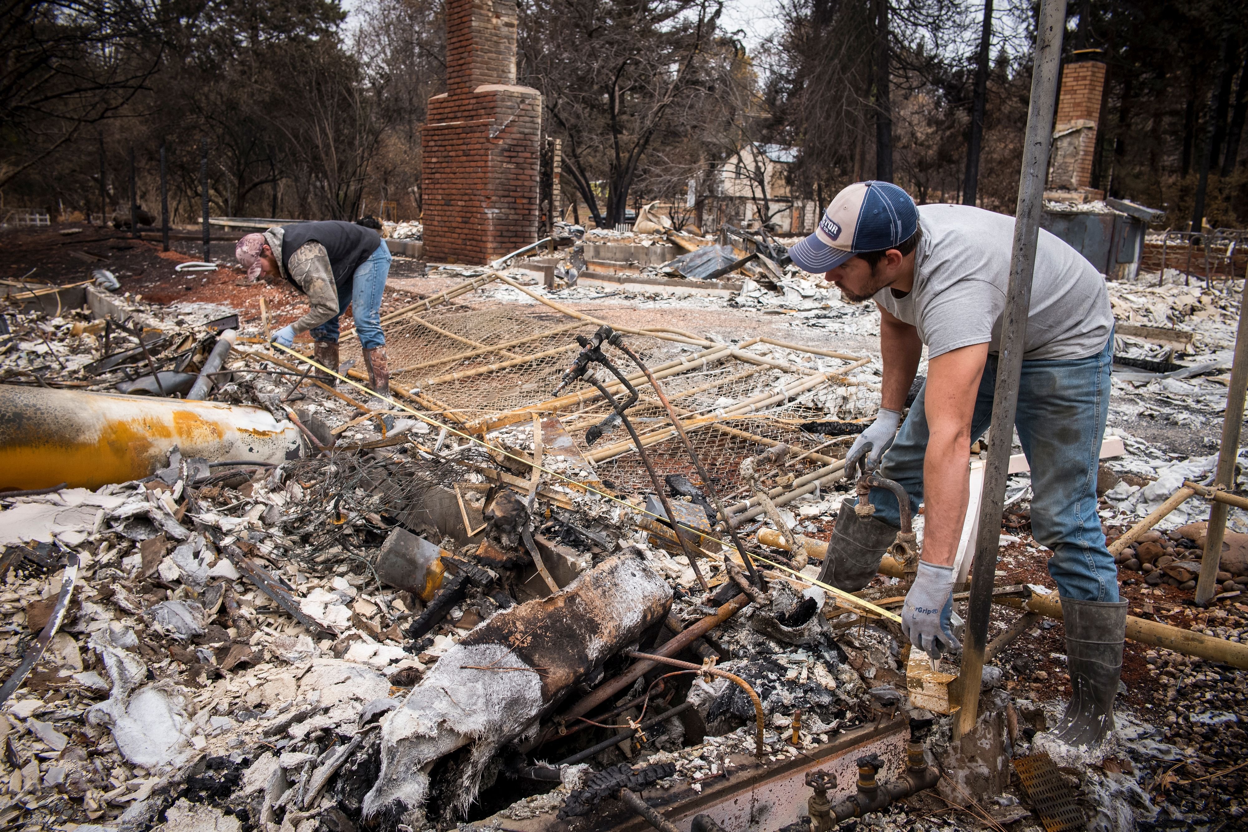 wildfire cleanup