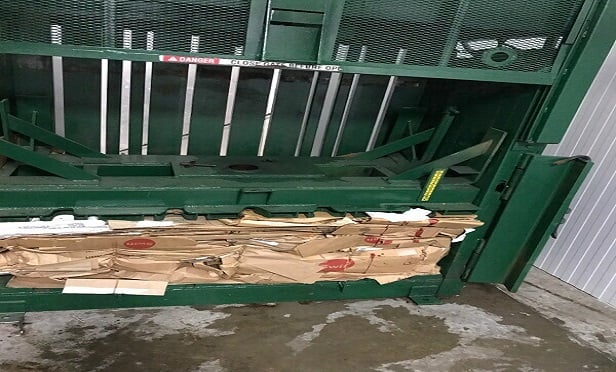 Defective machine causes injury.