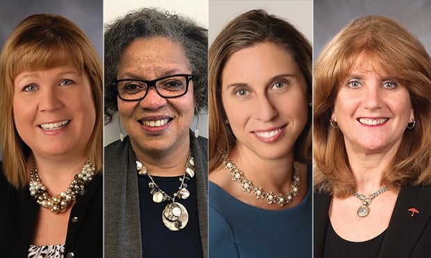 Women insurance executives.