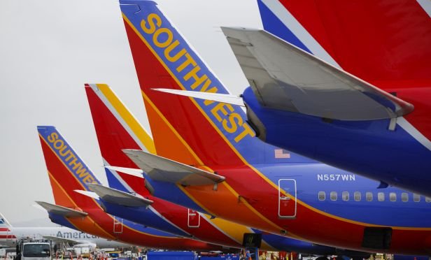 Southwest Air jets.