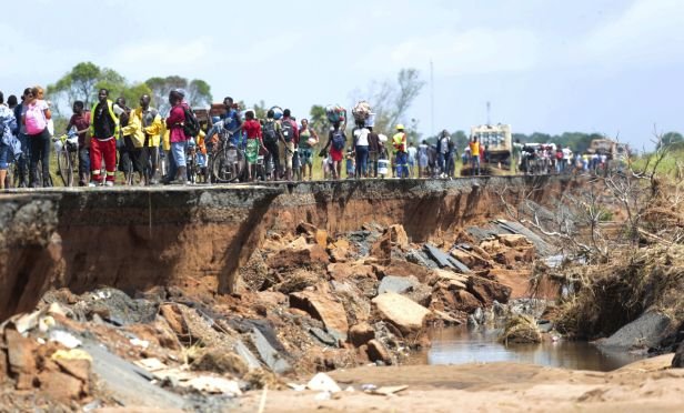 cyclone Idai damage