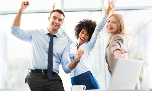 Happy employees