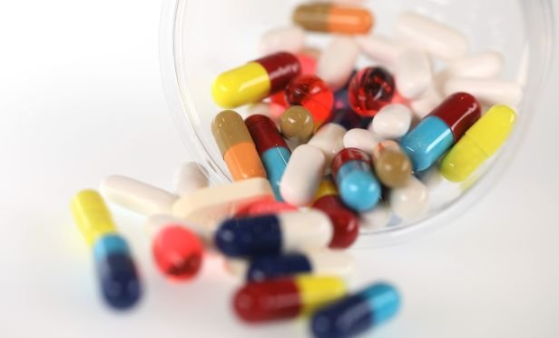 Brightly coloured pharmaceutical medication