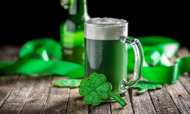 St. Patrick's Day reminder not to drink and drive.