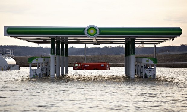 Loss determination clauses within business income insurance policies are meant to cover the normal revenue lost due to an insurable event like the recent flooding that drowned much of the Midwestern U.S. (Photo: Bloomberg)