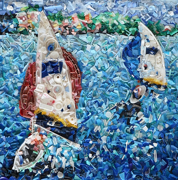 Sculpture-made-from-trash-in-Bermuda