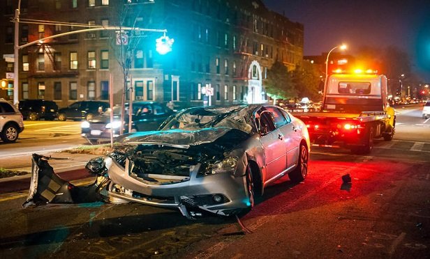 Accidents can happen at any time, anywhere, adding logistical challenges such as off-hours towing, repair shop coordination and creating a need for vehicle storage, all of which contribute to added claims cost and time. (Credit: Photo Spirit/Shutterstock)