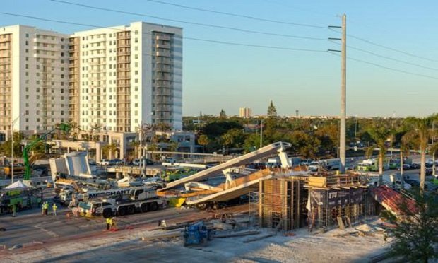 Newly constructed bridge collapsed near Florida International University. (Photo: pleasecat/Shutterstock)