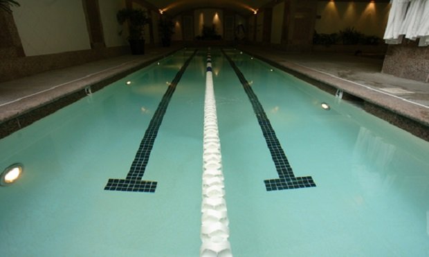 The lap pool at the spa in the Four Seasons Hotel in Georgetown. September 20, 2006. Photo by Diego M. Radzinschi/LEGAL TIMES.