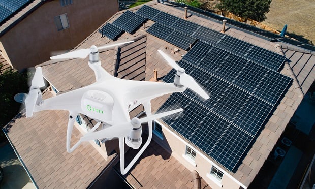 Drones and cloud-based analytics can be rapidly applied to the property inspection experience. (Shutterstock)