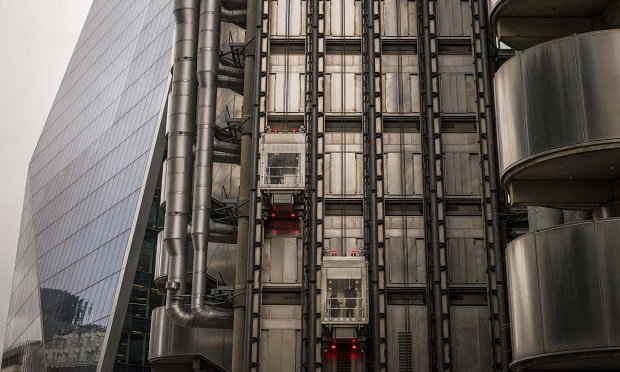 The Lloyd's of London building in London. (Photo: Jason Alden/Bloomberg)