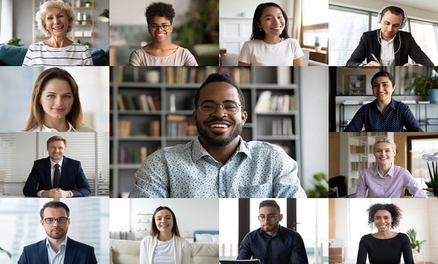 Screen shot of a zoom call with multiple participants.